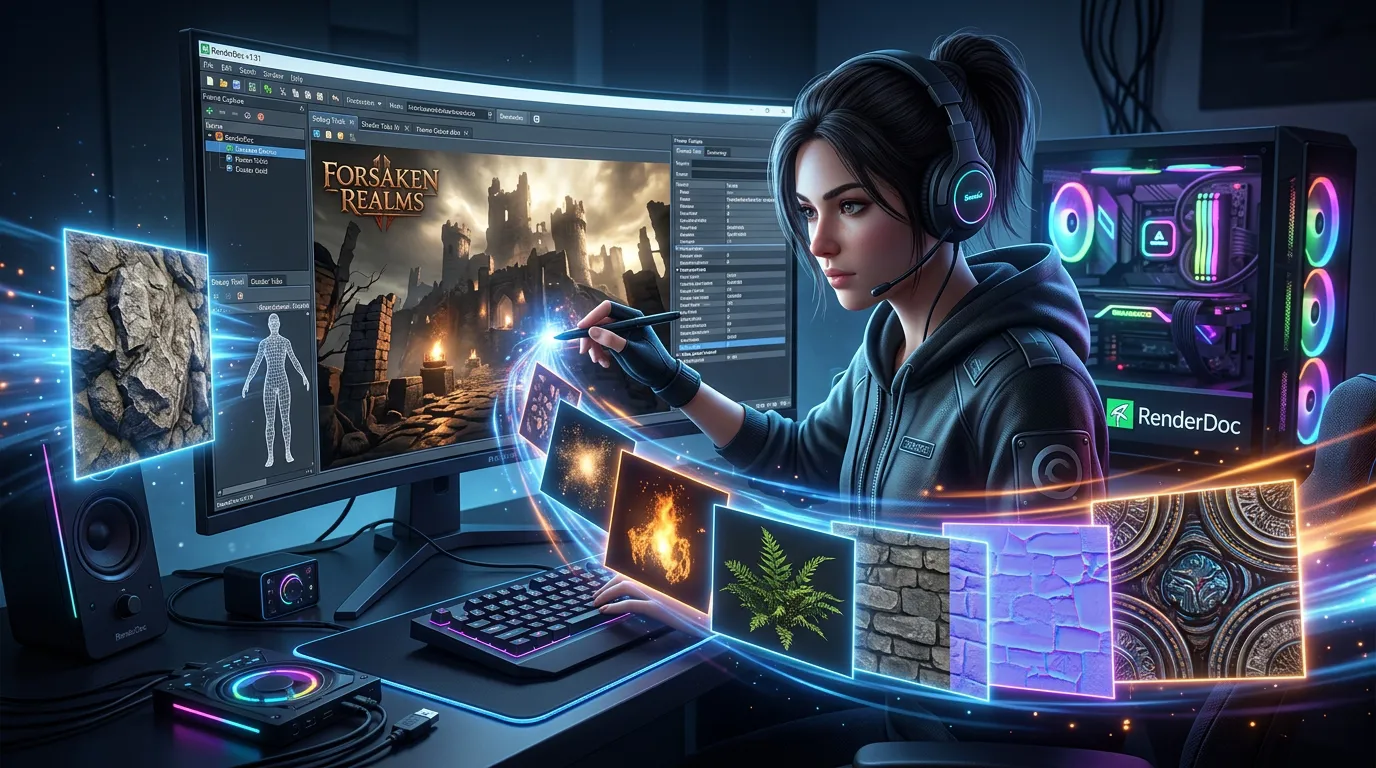 How to Extract Textures and Assets from Any Game for Study (Step-by-Step RenderDoc Tutorial)