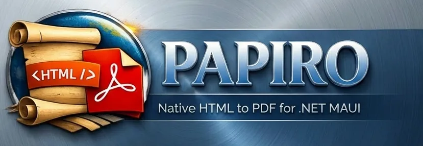 Papiro: A Free, Native HTML-to-PDF Library for .NET MAUI