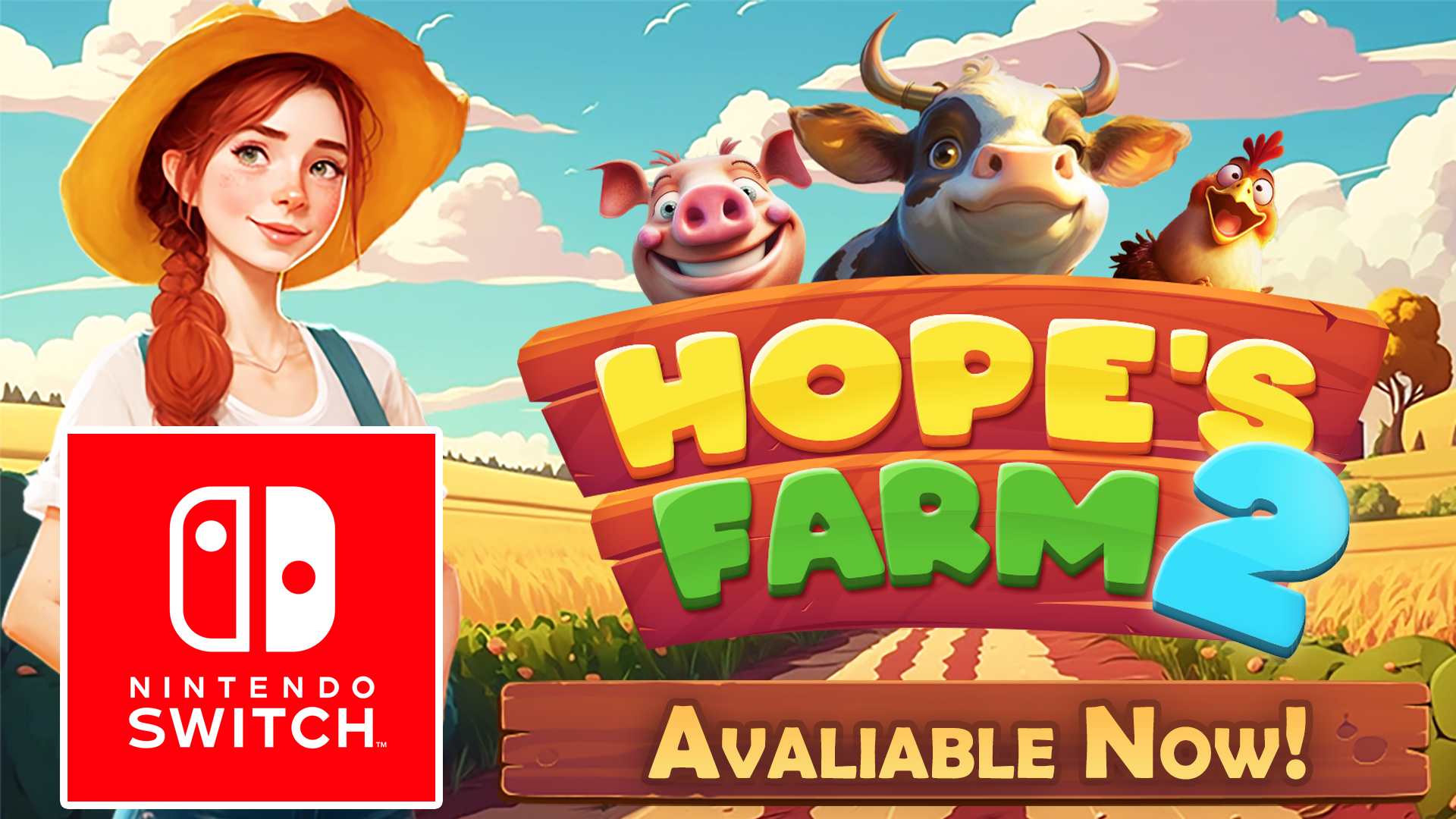 The Wait is Over! Hope’s Farm 2 is Now Available on Nintendo Switch!